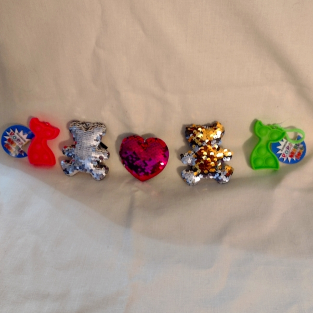 Bundle of 5 keychains NWT